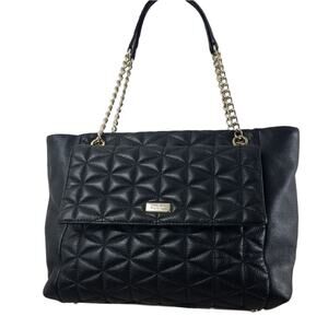 KATE SPADE New York Women’s Black Quilted Leather